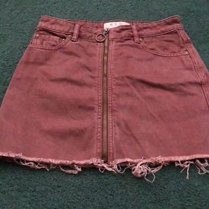 Free people mini skirt